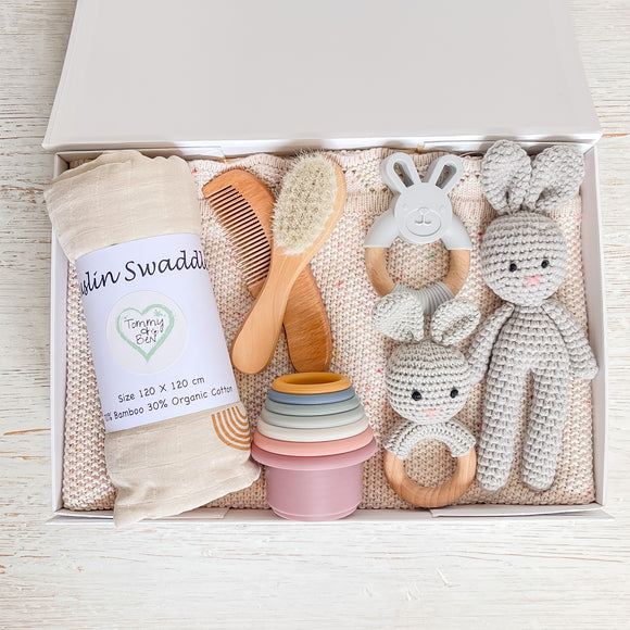 Cuddle Bunny Baby Gift Box- Tommy & Ben