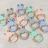 Silicone Bunny Teether- Tommy & Ben