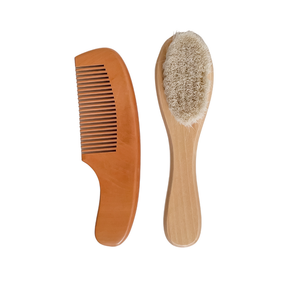 Wooden Brush and Comb Set - Tommy & Ben